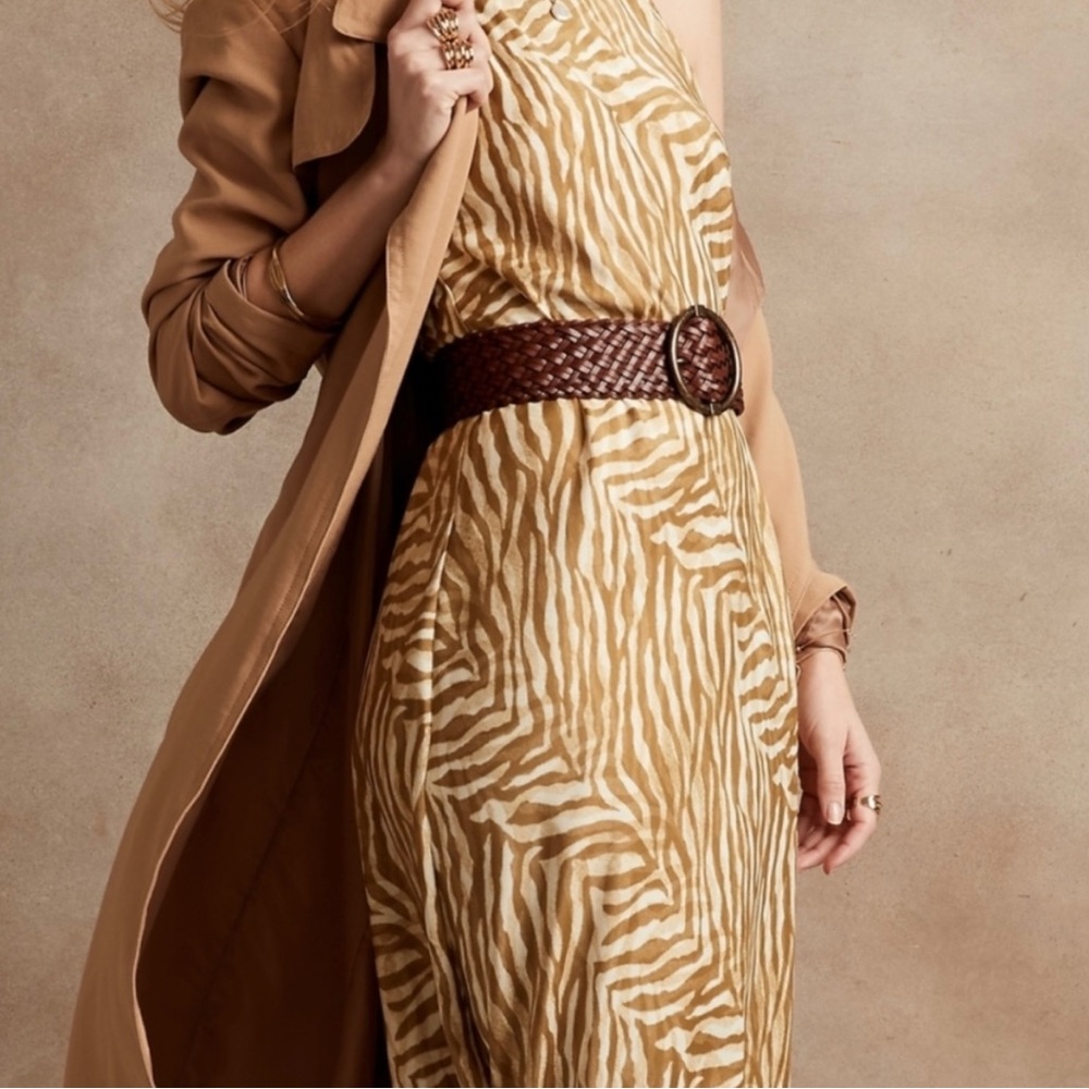 Banana Republic Satin Midi Dress